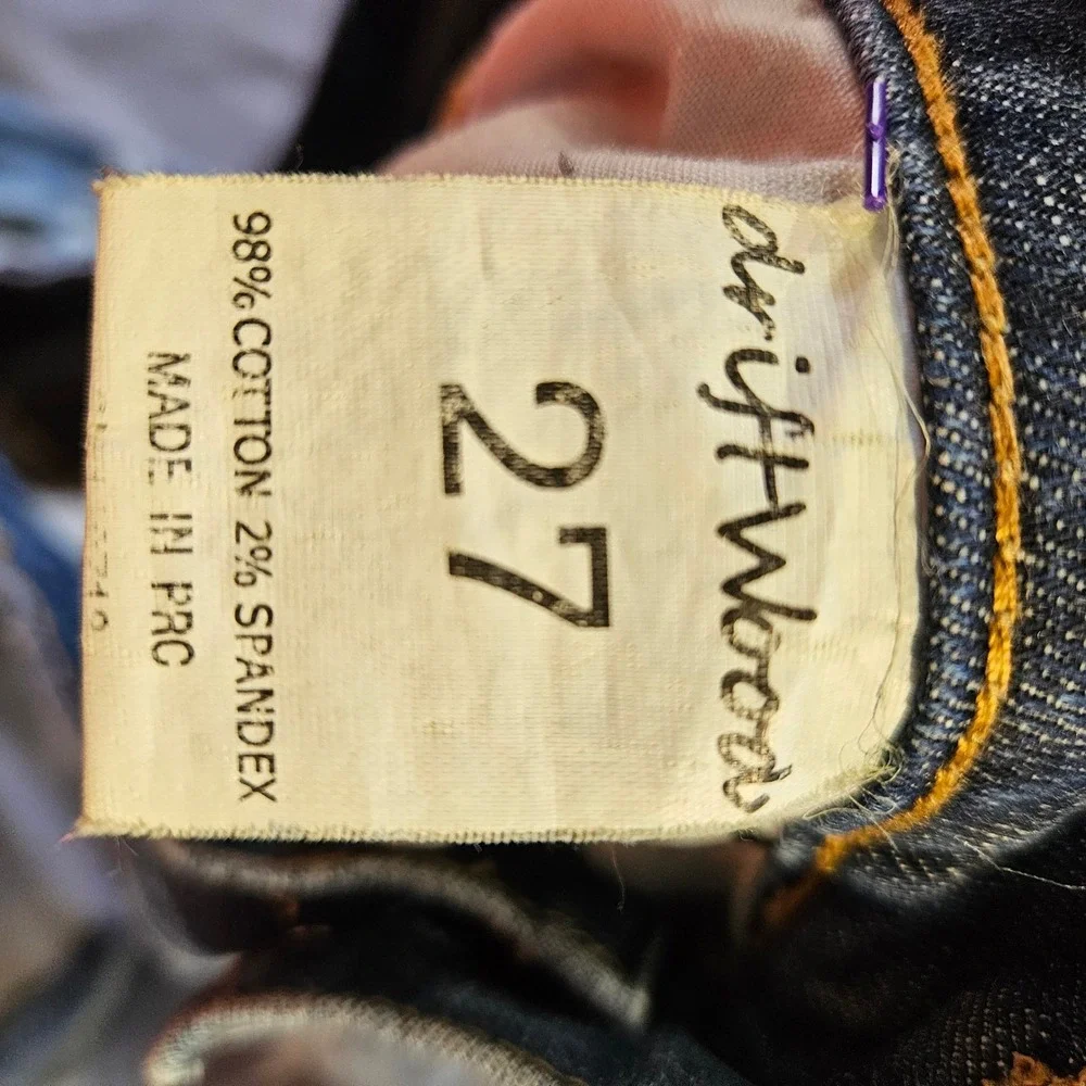 Driftwood Women's Jeans Distressed Ripped‎ Blue Size 27 Denim
